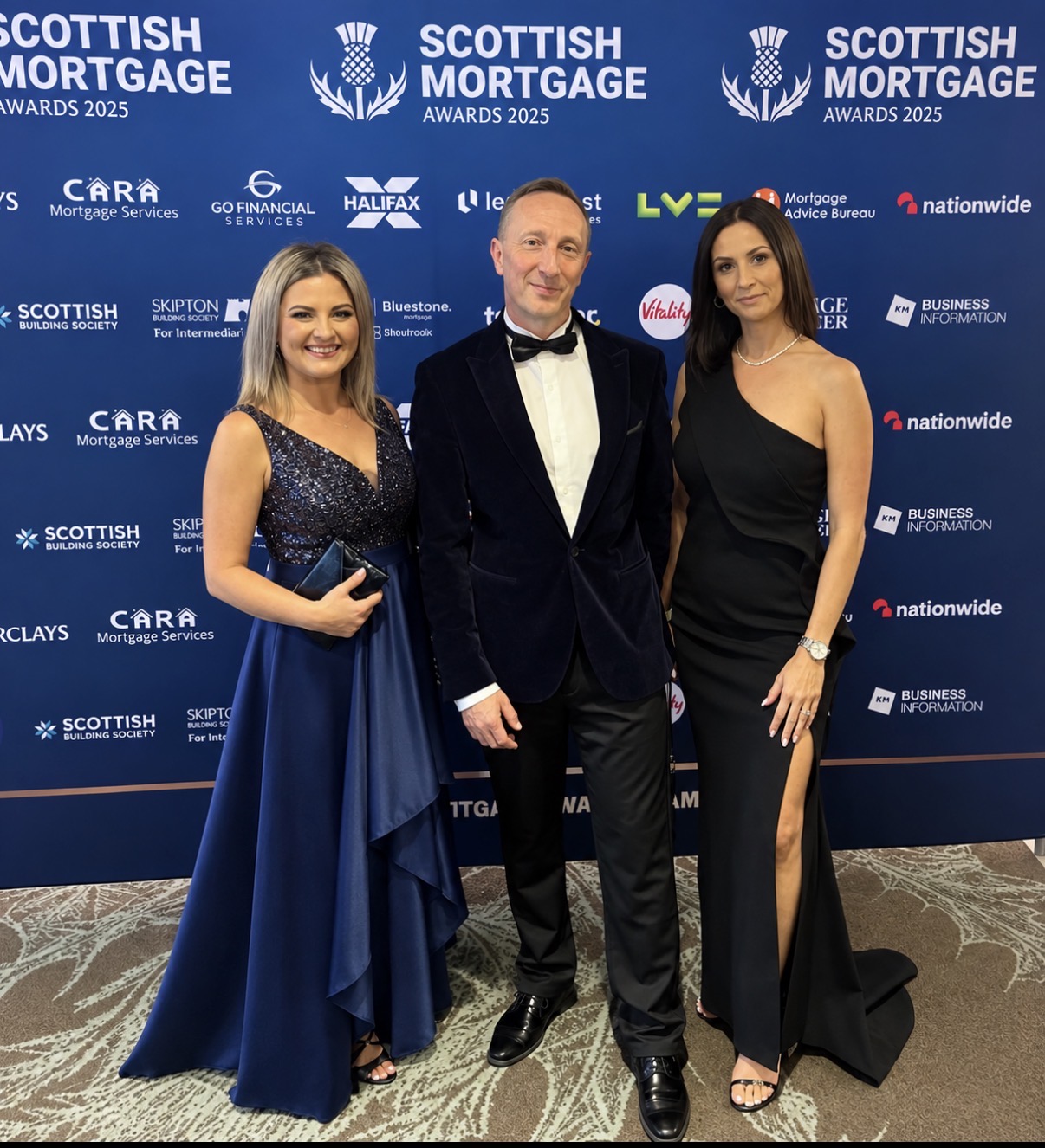 The trio of mortgage advisors at Getmortgage.uk